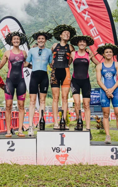 Podium Xterra triathlon