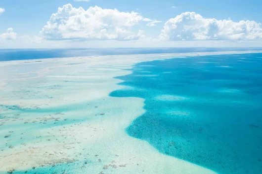 Aerial view of Fakarava ©Jim Winter