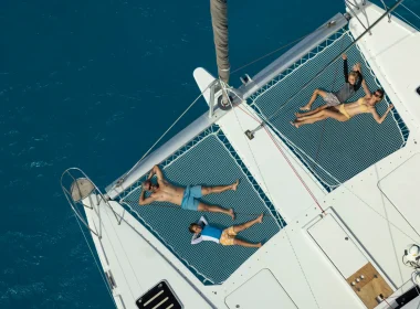 Balade en catamaran en famille © Grégoire Le Bacon _ LionAiles