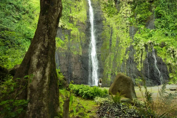 Visit to the three waterfalls © Grégoire Le Bacon