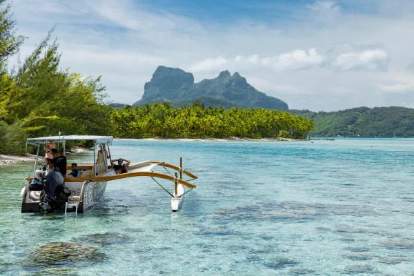 Bora Bora boat trip © Grégoire Le Bacon