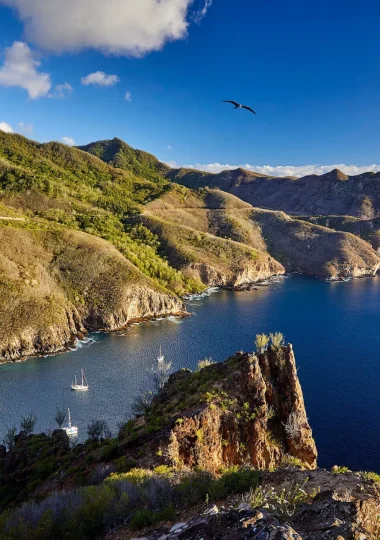 View of Ua Pou, Vaiehu_© Bertrand Duquenne