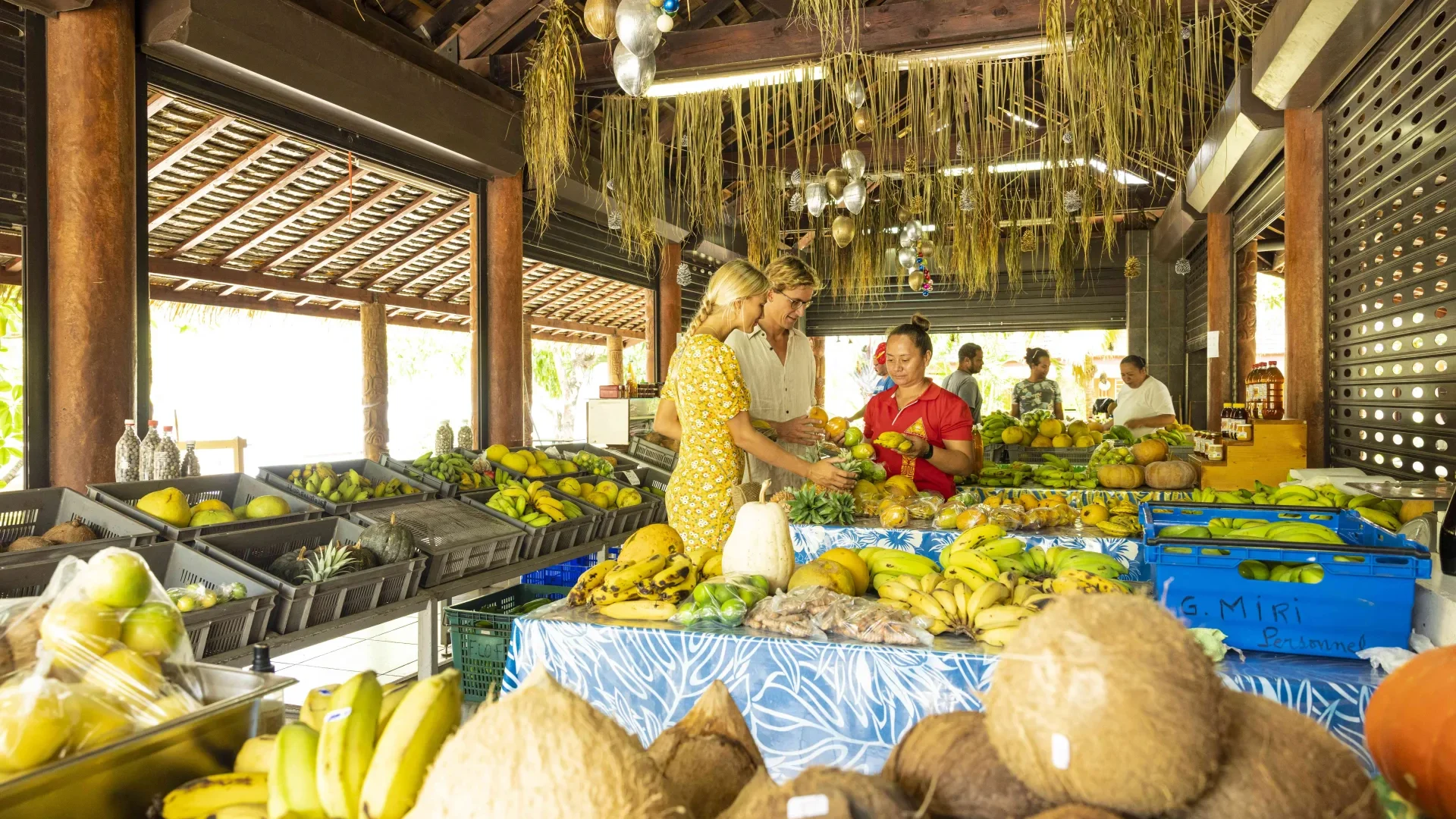 Market place in Nuku Hiva © Grégoire Le Bacon