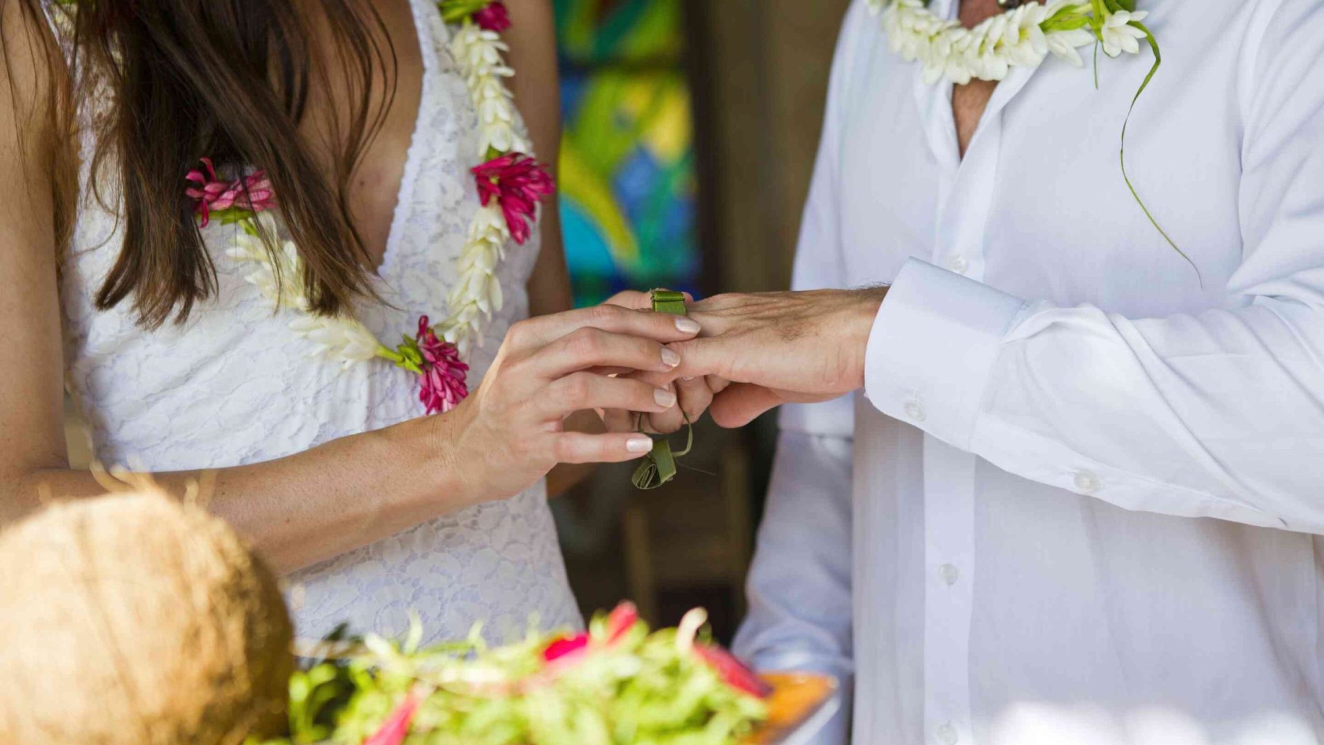 Traditional wedding in Bora Bora © Tahiti Tourisme